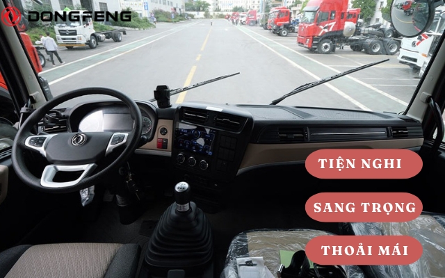 Bên trong khoang nội thất cabin Dongfeng X3