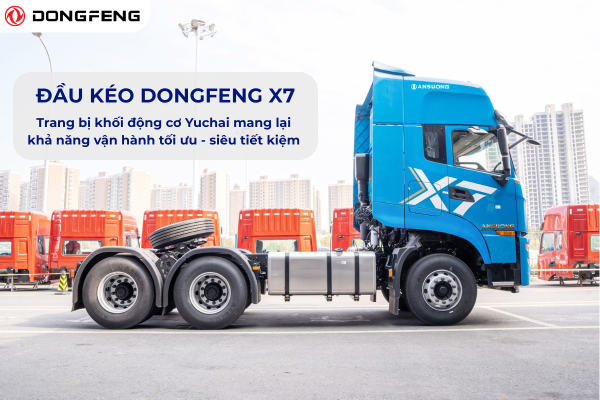 Thực tế ứng dụng động cơ Yuchai trên xe đầu kéo Dongfeng