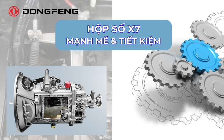 hộp số xe đầu kéo Dongfeng X7 loại FAST 16 cấp cao cấp
