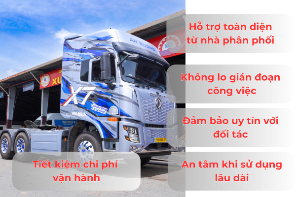 Thuê xe đầu kéo 0Đ mang đến nhiều lợi ích