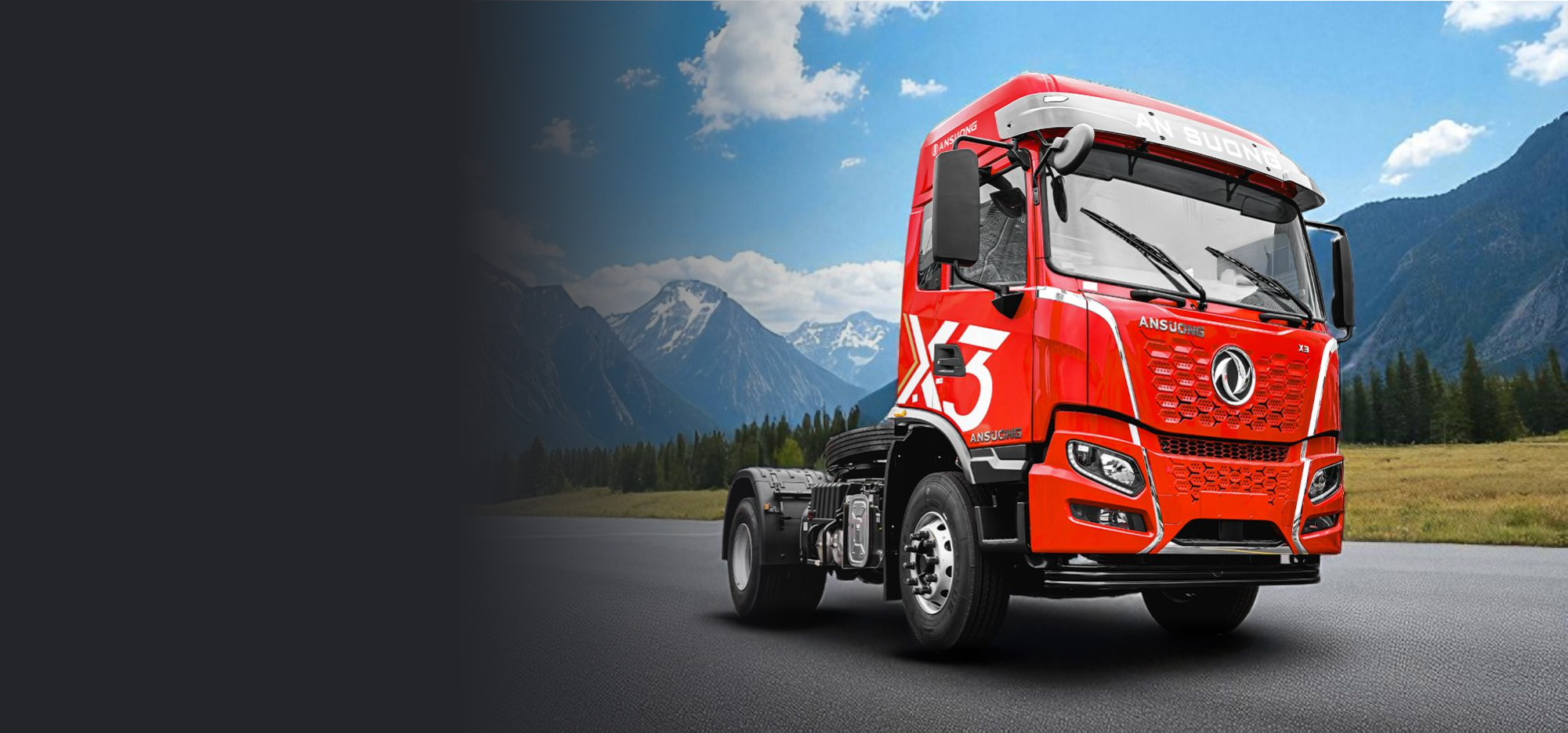 Xe đầu kéo Dongfeng X3 290HP 12 cấp số mạnh mẽ