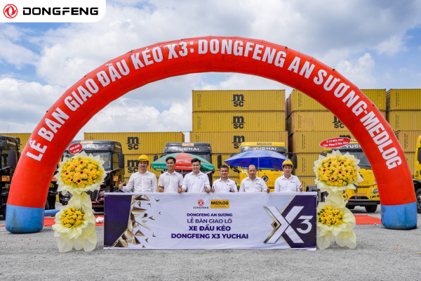 Nhiều doanh nghiệp tin chọn xe đầu kéo Dongfeng X3 1 cầu 290HP